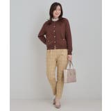 【洗濯機可/S-LL/あったか】すっきり上品に 裏起毛テーパードパンツ | SHOO・LA・RUE | 詳細画像7 