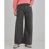 【SHOO・LA・RUE DENIM】体型カバーにも バギーデニムワイドパンツ | SHOO・LA・RUE | 詳細画像1 