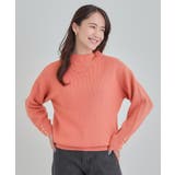 【洗濯機可/毛玉になりにくい】お袖パールで上品な ハイネックニット | SHOO・LA・RUE | 詳細画像22 