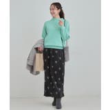 【洗濯機可/毛玉になりにくい】お袖パールで上品な ハイネックニット | SHOO・LA・RUE | 詳細画像33 