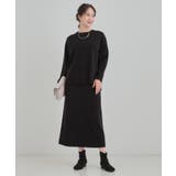 【洗濯機可 セットアップ可 毛玉になりにくい】心地よく穿ける | SHOO・LA・RUE | 詳細画像3 