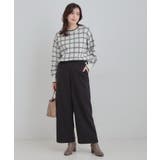 【洗濯機可 S LL】さりげないウエストのタブボタンがポイント | SHOO・LA・RUE | 詳細画像7 