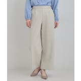 【洗濯機可 S LL】さりげないウエストのタブボタンがポイント | SHOO・LA・RUE | 詳細画像9 