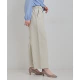 【洗濯機可 S LL】さりげないウエストのタブボタンがポイント | SHOO・LA・RUE | 詳細画像10 