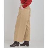 【洗濯機可 S LL】さりげないウエストのタブボタンがポイント | SHOO・LA・RUE | 詳細画像13 