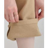 【洗濯機可 S LL】さりげないウエストのタブボタンがポイント | SHOO・LA・RUE | 詳細画像24 