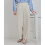 グレー(012) | 【洗濯機可 S LL】さりげないウエストのタブボタンがポイント | SHOO・LA・RUE