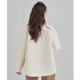 【洗濯機可/S-LL/撥水】大人が着たい ノーカラー キルトジャケット | SHOO・LA・RUE | 詳細画像2