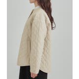 【洗濯機可/S-LL/撥水】大人が着たい ノーカラー キルトジャケット | SHOO・LA・RUE | 詳細画像14