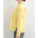 【洗濯機可/S-LL】体型カバーが叶う スポンディッシュ パイピングニット | SHOO・LA・RUE | 詳細画像18 