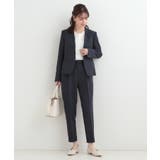 【3点スーツセット/洗濯機可】時短で好印象 セットアップ+ブラウス | SHOO・LA・RUE | 詳細画像12 