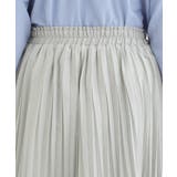 【洗濯機可/S-LL】縦ラインですっきり見せる スエードライクプリーツスカート | SHOO・LA・RUE | 詳細画像17 