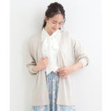 【洗濯機可/ひんやり/UV】さらっとしたタッチが心地よい ミドルカーディガン | SHOO・LA・RUE | 詳細画像1 