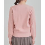 【洗濯機可/S-LL】すっきり見えでやわらかタッチな クルーネックカーディガン | SHOO・LA・RUE | 詳細画像15 