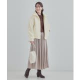 【S-LL】お顔周りがすっきり見える スライバージャケット | SHOO・LA・RUE | 詳細画像3 