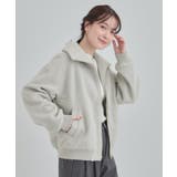 【S-LL】お顔周りがすっきり見える スライバージャケット | SHOO・LA・RUE | 詳細画像6 