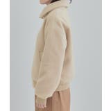 【S-LL】お顔周りがすっきり見える スライバージャケット | SHOO・LA・RUE | 詳細画像15 