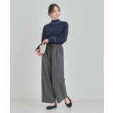 【洗濯機可/S-LL】風を通しにくい フラップイージーワイドパンツ | SHOO・LA・RUE | 詳細画像3