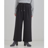 【洗濯機可/S-LL】風を通しにくい フラップイージーワイドパンツ | SHOO・LA・RUE | 詳細画像5