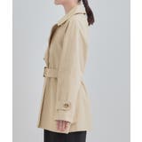 【S-LL/撥水】通勤やお出かけにも活躍 ミドルトレンチコート | SHOO・LA・RUE | 詳細画像14 
