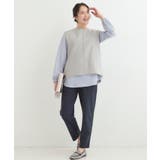 【SS-LL/洗濯後しわになりにくい】スマートに見えるイージーテーパードパンツ | SHOO・LA・RUE | 詳細画像19 