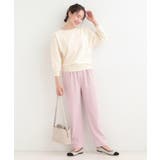 【SS-LL/洗濯後しわになりにくい】スマートに見えるイージーテーパードパンツ | SHOO・LA・RUE | 詳細画像28 