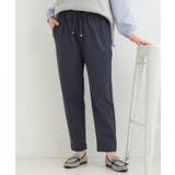 ネイビー(094) | 【SS-LL/洗濯後しわになりにくい】スマートに見えるイージーテーパードパンツ | SHOO・LA・RUE