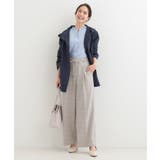 【着丈選べる/S-LL】センタープレスできちんと見え イージーワイドパンツ | SHOO・LA・RUE | 詳細画像3 