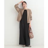 【洗濯機可/S-LL】さらっと快適 麻調ゆるリブブルゾン | SHOO・LA・RUE | 詳細画像7 