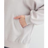 【洗濯機可/S-LL】さらっと快適 麻調ゆるリブブルゾン | SHOO・LA・RUE | 詳細画像18 