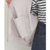 【洗濯機可/S-LL】さらっと快適 麻調ゆるリブブルゾン | SHOO・LA・RUE | 詳細画像20 