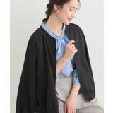 ブラック(019) | 【洗濯機可/S-LL】さらっと快適 麻調ゆるリブブルゾン | SHOO・LA・RUE