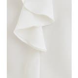 【洗濯機可/S-LL】お顔周りを華やかに。フリル襟ブラウス | SHOO・LA・RUE | 詳細画像4 