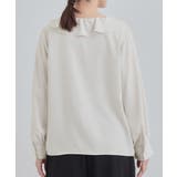 【洗濯機可/S-LL】お顔周りを華やかに。フリル襟ブラウス | SHOO・LA・RUE | 詳細画像11 