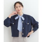 【洗濯機可/S-LL】1枚でも羽織りでも 華やか上品カーデ | SHOO・LA・RUE | 詳細画像9 