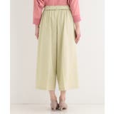 【洗濯機可/S-LL】ハイウエストで美脚見え リボンワイドパンツ | SHOO・LA・RUE | 詳細画像15 