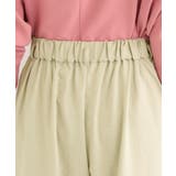 【洗濯機可/S-LL】ハイウエストで美脚見え リボンワイドパンツ | SHOO・LA・RUE | 詳細画像20 