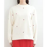 【洗濯機可】小さめ刺繍で大人見え アソート裏起毛スウェット | SHOO・LA・RUE | 詳細画像17 