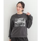 【S-LL】カジュアルすぎない大人のフォト刺繍裏毛スウェット | SHOO・LA・RUE | 詳細画像5 