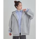 【セットアップ可/なめらかタッチ】オーバーサイズゆるパーカ | SHOO・LA・RUE | 詳細画像5 