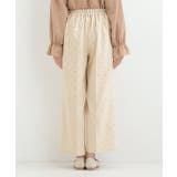 【S-LL】きれい見えも叶う フロッキードットワイドパンツ | SHOO・LA・RUE | 詳細画像15 