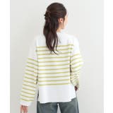 まるでTシャツ 大人カジュアルコーデに最適なボーダーニット | SHOO・LA・RUE | 詳細画像2 