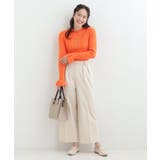 【洗濯機可/S-LL】フリルで上品 やわらかリブニット | SHOO・LA・RUE | 詳細画像11 