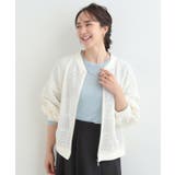 ちょうどいい華やかさ ふんわりレースブルゾン | SHOO・LA・RUE | 詳細画像1 
