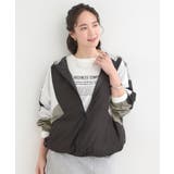 配色フードブルゾン | SHOO・LA・RUE | 詳細画像1 