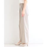 【セットアップ可／洗濯機可／S-LL】シンプルに美しく タックワイドパンツ | SHOO・LA・RUE | 詳細画像3 