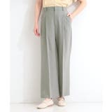 【セットアップ可／洗濯機可／S-LL】シンプルに美しく タックワイドパンツ | SHOO・LA・RUE | 詳細画像9 