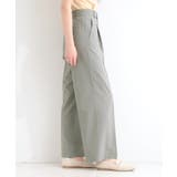 【セットアップ可／洗濯機可／S-LL】シンプルに美しく タックワイドパンツ | SHOO・LA・RUE | 詳細画像12 