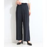 【セットアップ可／洗濯機可／S-LL】シンプルに美しく タックワイドパンツ | SHOO・LA・RUE | 詳細画像16 