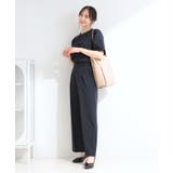 【セットアップ可／洗濯機可／S-LL】シンプルに美しく タックワイドパンツ | SHOO・LA・RUE | 詳細画像21 